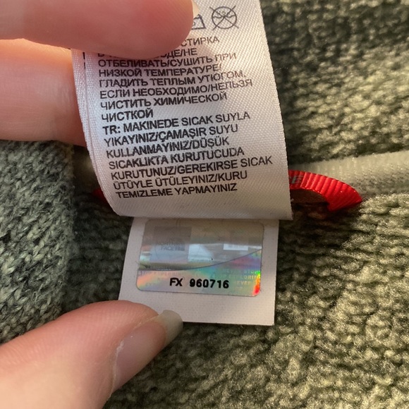 The North Face Green Fleece Lined Pullover - Picture 11 of 11